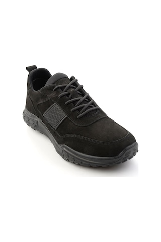Bambi Siyah Nubuk Hakiki Deri Erkek Sneaker E01018271001