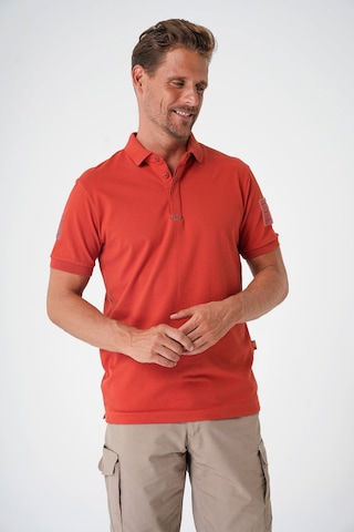 Mecanık Casual Ryker Polo T-shirt Cırtlı Kiremit