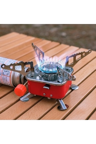 Pazly Yürüyüş Ve Kamp İçin Taşınabilir Katlanabilir Renkli Gazlı Pişirici Ocak Ateşleme Aksesuarı Wg Çok Ayar Çok Renkli