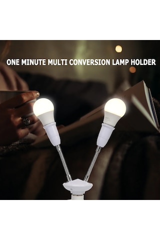 Evrensel E27 Lamba Tabanı 85-285v Ayarlanabilir Tüp Led Lamba