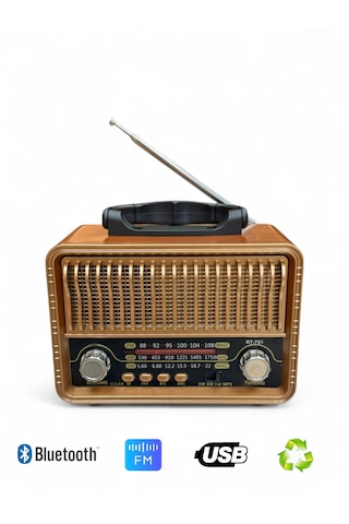 Rt-751a Nostaljik Trend Radyo,bluetooth Nostaljik Radyo