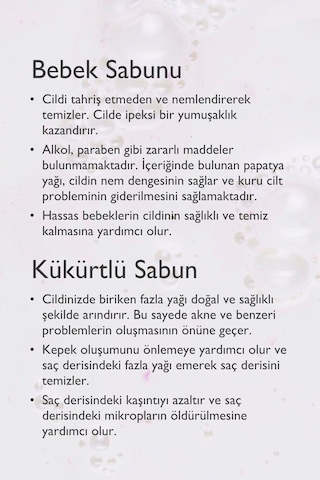 Eşek Sütü Sabunu & Baga Bebek Sabunu & Baga Kükürtlü Sabun Seti