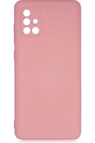 Samsung Uyumlu Galaxy A71 Kılıf Zore Mara Lansman Kapak Pembe Açık