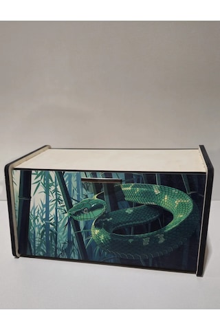 Woodiks 2023 Yılı Sembolü Yılan Ekmeklik 261893567 Bej Açık