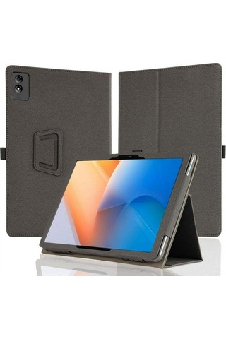 Jeemson Blackview Tab90 Wifi 11" Tablet Kılıfı, Tam Koruma, Çarpıtmaya Dayanıklı, Eldivenli Tutucu Ve Çok Açıklı Stand Özelliği, Siyah Pu Deri