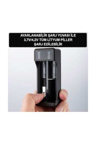 Greentech Pil Şarj Aleti (İki Yuvalı) - Lityum Pil Şarj Cihazı / GT-BC02