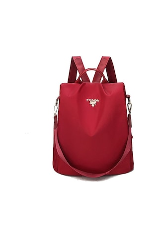 Oloey Yeni Kadın Sokak Modasıbasılısırttanası-kırmızı Kırmızı