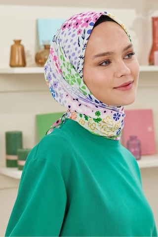 Emproyal Lina Desen Pamuk Eşarp Fıstık Yeşili