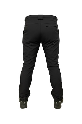 Mysia Outdoor Siyah Soft Shell Pantolon İçi Polarlı Siyah