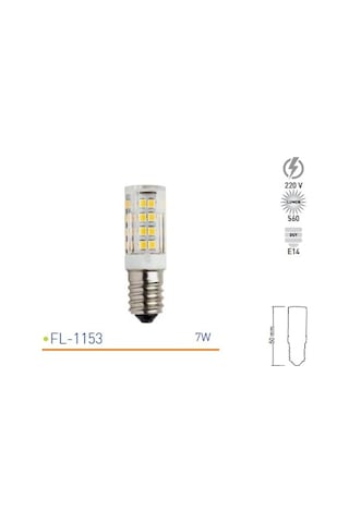 Forlife Mini Led Ampul 7W E14 Beyaz Işık 6500K Fl-1153-B