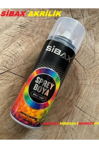 Sibax 400 ML Floresan Turuncu Renk Sprey Boya