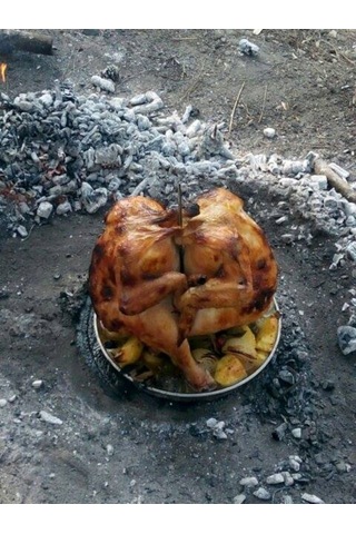 Gürkan Metal Kapaklı Tavuk Kebabı Seti