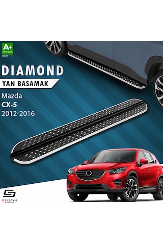 S-dizayn Mazda Cx-5 Diamond Krom Yan Basamak 183 Cm 2012-2016 A+ Kalite