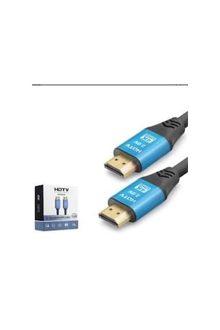 Nodar Nd4054 Hdmı 2.0 Kablo 4k 60 Hz Od 8.0 Mm 15 M Siyah Mavi Kdo