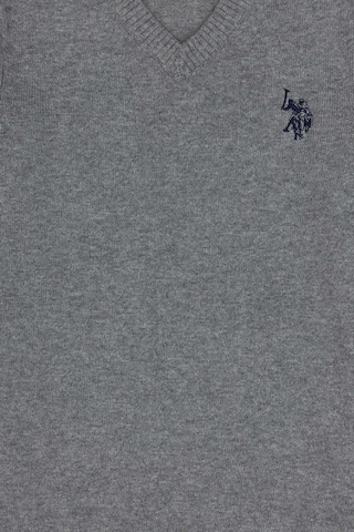 U.s. Polo Assn. Erkek Çocuk Gri Melanj Kazak /triko 50294200-vr086 Gri Melanj