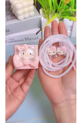 Iphone 18w/20w Uyumlu Şarj Kablosu Ucu Ve Şarj Başlığı Kılıfı Hello