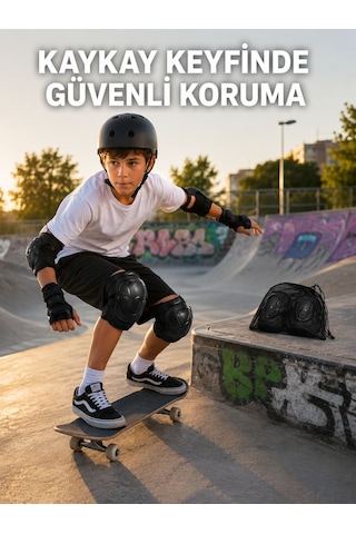 Semel Dizlik Dirseklik Siyah