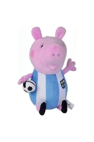 Peppa Pig Peluş Kostüm Futbolcu Peppa Çok Renkli