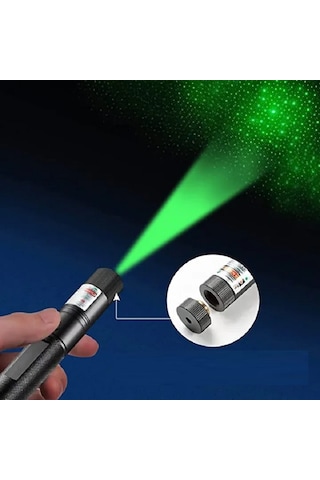 Professıonal Vıp 100mw Green Laser Poınter Yeşil Lazer Profesyonel Şarjlı Kilitli 100 Mw Yeşil Lazer Yeşil