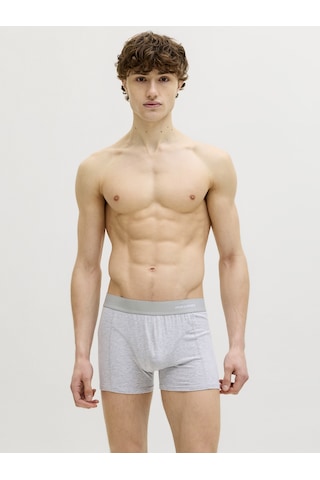 Jack & Jones Erkek 3'lü Bambu Boxer Paketi - Gabriel - 12291864 Siyah