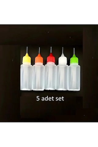 Damlalık, Aplikatör Hassas Damlalık, Çizikleri Onarmak, Yapıştırıcı, Sanat Ve Hobi İşleri-20mlx5