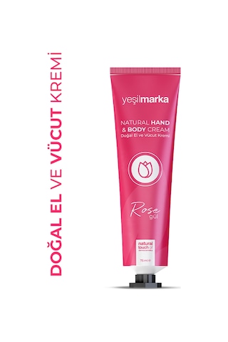 Yeşilmarka Doğal El ve Vücut Kremi Gül 75 ML