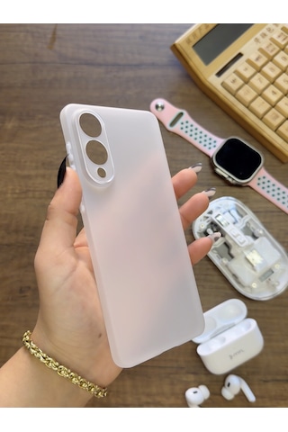 Samsung Galaxy S25 Edge Uyumlu Süper İnce Mat Ultra Thin Silikon Kılıf Şeffaf
