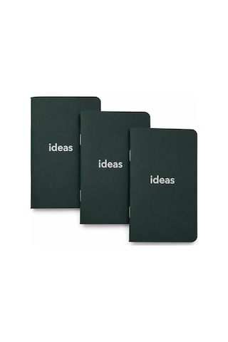 Cep Not Defteri, 3'lü Defter Seti, Noktalı Mini Defter, 48 Sayfa Çok Renkli