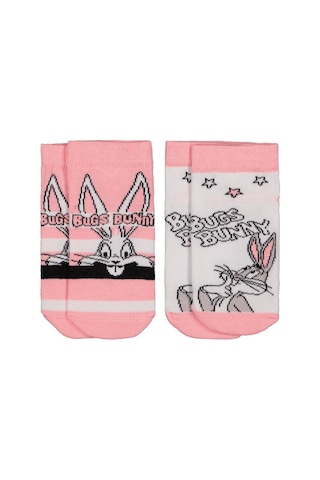 Bugs Bunny 2-12 Yaş Kız Patik Çorap - Standart 4-5 Yaş