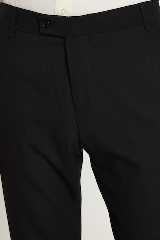 Tudors Erkek Slim Fit Dar Kesim Chino Yandan Cepli Pamuklu Siyah Pantolon-35721 Siyah