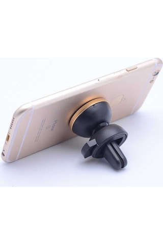 Zore New Magnetic Air Vent Mount Araç Telefon Tutucu-Gold