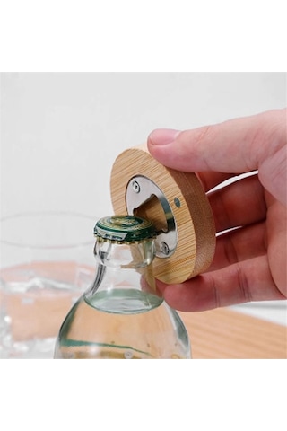 Moly Yuvarlak Şekil Bardak Altlığı Buzdolabı Mıknatısı Bira Açacağı Şişe Açacağı, Mutfak Dekoru, Kullanışlı Ve Güçlü, Düğünler İçin Uygun Diğer