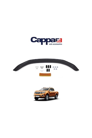 Cappafe Nissan Navara Ön Kaput Koruyucu Rüzgarlığı 4Mm Akrilik
