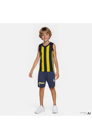 Adidas Fenerbahçe Beko Çocuk Lacivert Basketbol Forması Jl6013