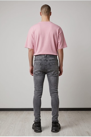 BLACK STEEL Yıkamalı Erkek Denim Pantolon Qkkod-812 Antrasit