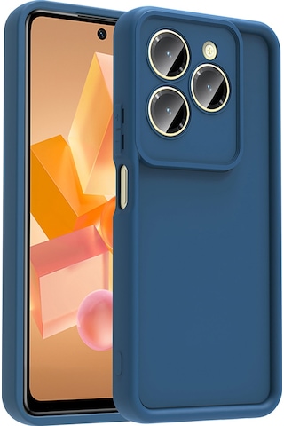 Rba Aksesuar İnfinix Hot 40 Pro Kılıf Kamera Korumalı Rba Ananas Kapak - Koyu Yeşil Yeşil