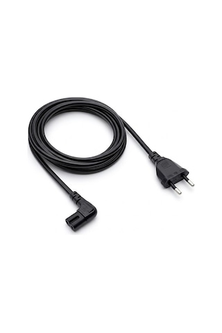 2 Adet - 90 Derece L Uç Teyp Radyo Fişi Ps5 Ps4 Ps3 Xbox One S X Power Güç Kablosu - 1.5m