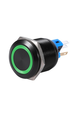 Yongtao 22mm Yeşil Led 12-24v Kilitli Tip