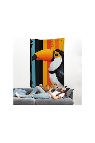 Toucan Kuşu Duvar Örtüsü-7587