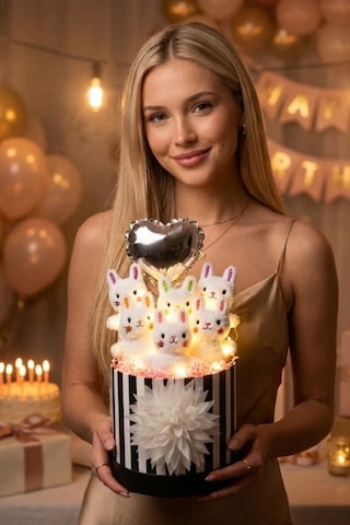 Hello Kitty Temalı Ayıcık Buketi Kalp Balonlu Özel Tasarım Doğum Günü Hediyesi Kıza Hediye