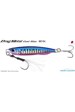 Duo Drag Metal Cast Slim Jig 60Gr. Pha0187 / Blue Pink Sardine