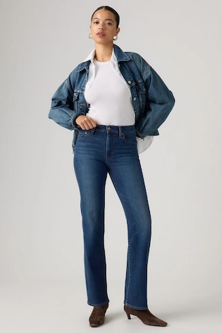 Levi's 723 Yüksek Bel Düz Paça True Blue Dark Indigo Kadın Jean-16559 Lacivert
