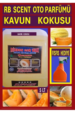 Rb Scent Oto Parfümü Kavun Kokusu 5 Lt Kavun