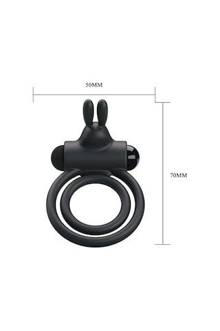 Red Fox Osmond Titreşimli Silikon Penis Halkası