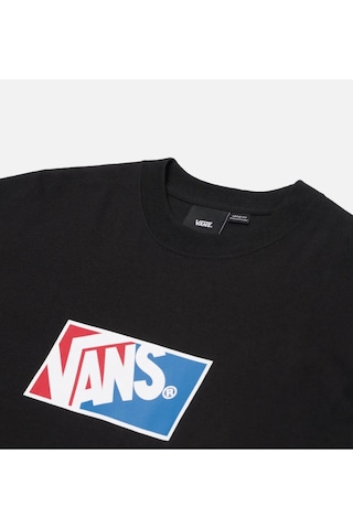 Vans Original Standards Blocked Box Ss Erkek Tişört Vn000pfbbrr1 Vn000pfbbrr1 Skı Siyah-kırmızı