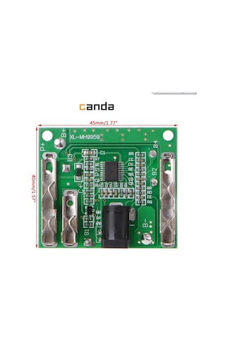 5S 20A Bms 18/21V 18650 Li-İon Lityum Pil Şarj Koruma Devresi