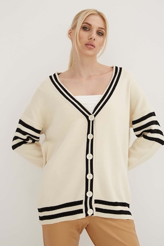 Fashion Friends Bayan Hırka 24k0511k1 Ekru Ekru