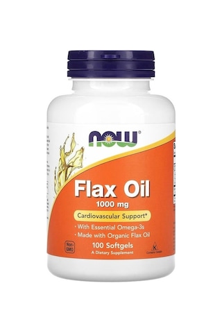 Flax Oil, 1,000 Mg, 100 Softgels