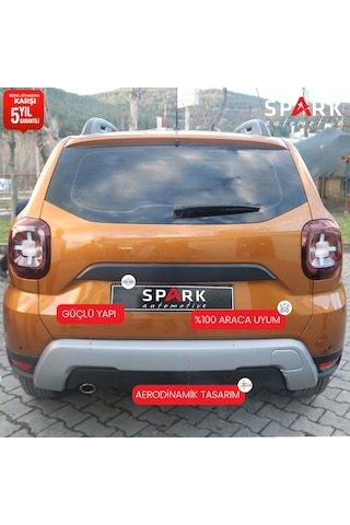 Dacia Duster 2018-2024 Yıl Aralığı Uyumlu Arka Tampon Difüzör
