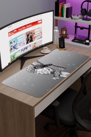 Vinland Saga Anime V5 - 90x40 Xxl Gaming Kauçuk Kaymaz Taban Mouse Pad Fare Altlığı